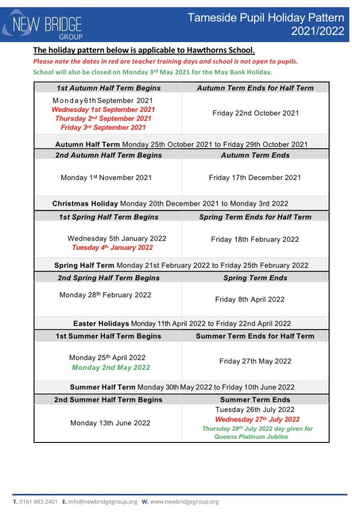 Term Dates image
